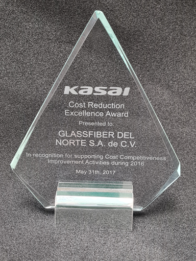 reconocimiento kasai kresol glassfiber del norte